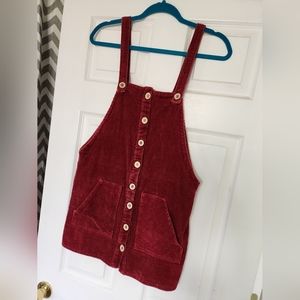 Forever 21 corduroy overall dress